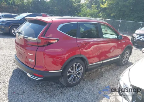 2021 Honda Cr-V Hybrid Touring из США, поврежденный, VIN 7FART6H90ME000709